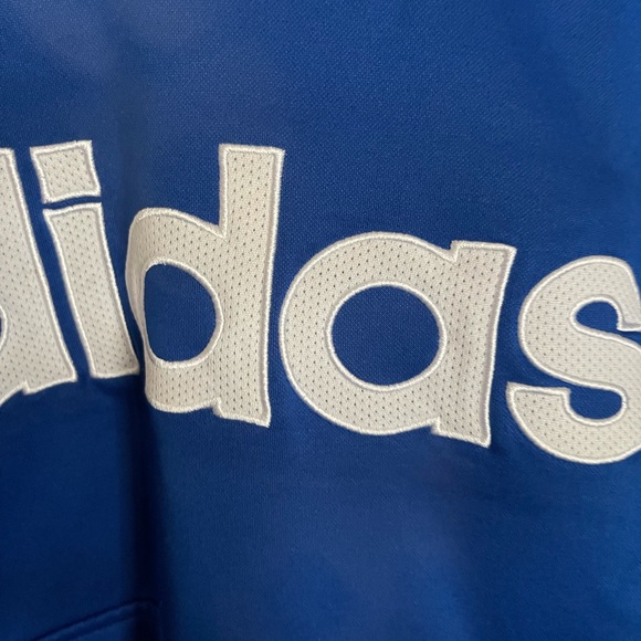 Adidas blue white hoodie - Picture 4 of 5